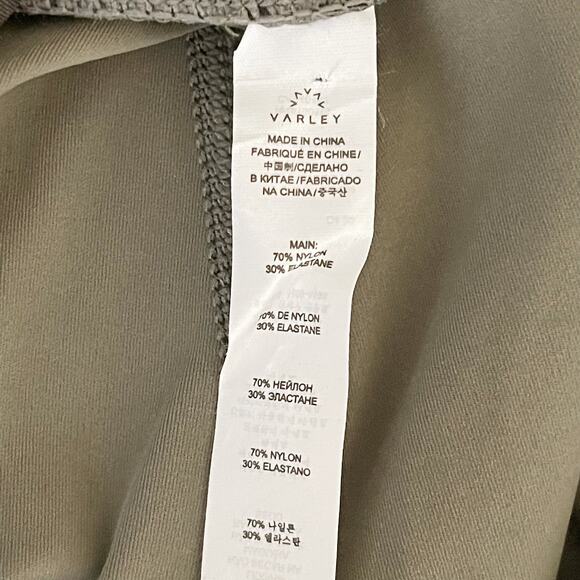 New Varley Medium M Gray Luna Leggings Watercolor Aztec Animal High Rise 25" - Picture 10 of 11